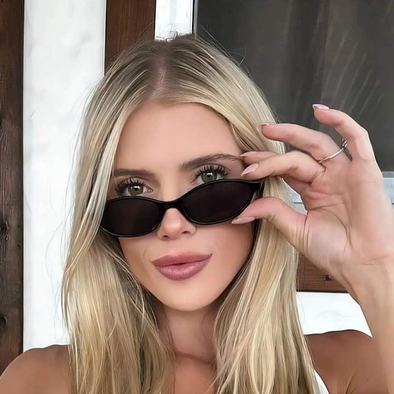 New Retro Small Oval Sunglasse - Sunglasses Cat Eye recension och pris