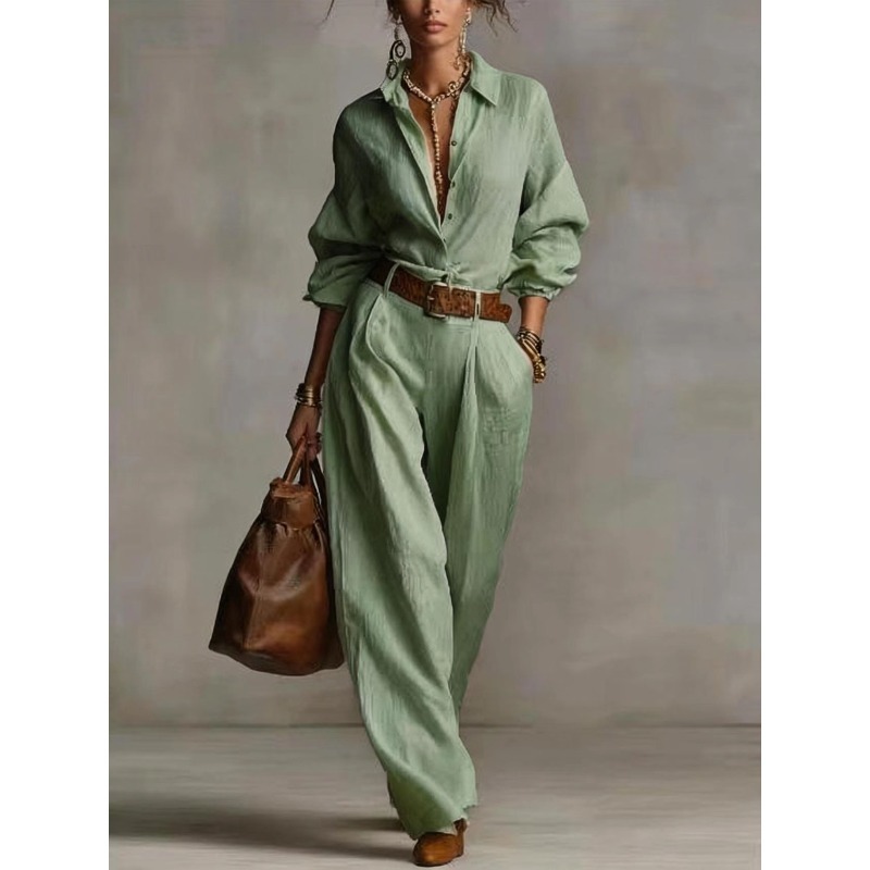 Spring Summer Temperament Soli - Linen Pant Wide recension och pris