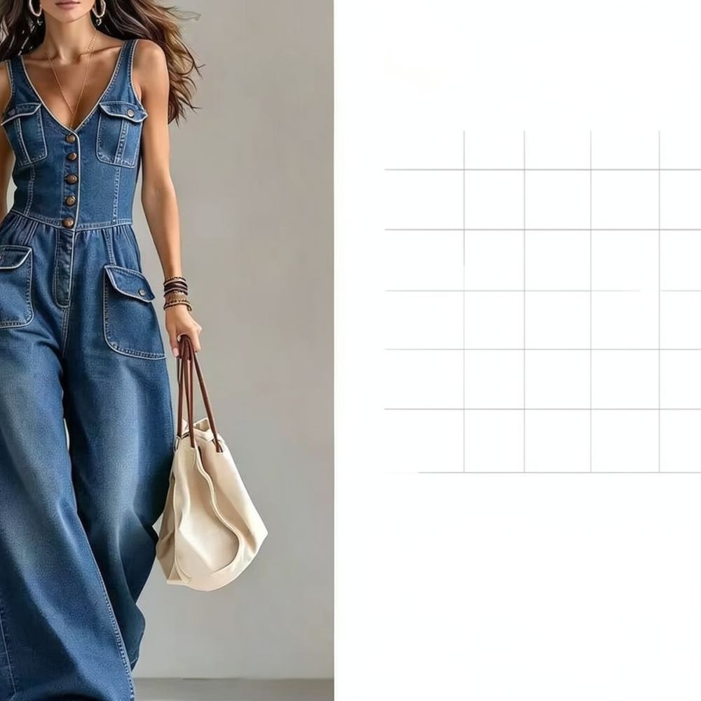 Womens Casual Washed Denim Jum - Jumpsuit Linen Relaxed recension och pris