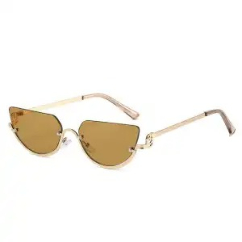Fashionable Metal Half Frame C - Sunglasses Cat Eye recension och pris