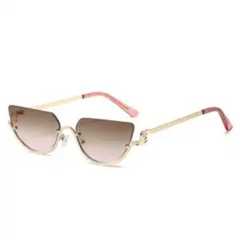 Fashionable Metal Half Frame C - Sunglasses Cat Eye recension och pris
