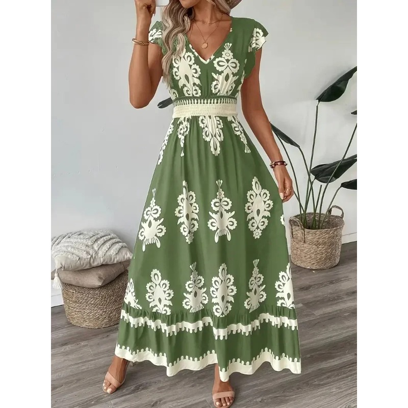 Plus Size New Women Fashion Fl - Romper Floral Print recension och pris
