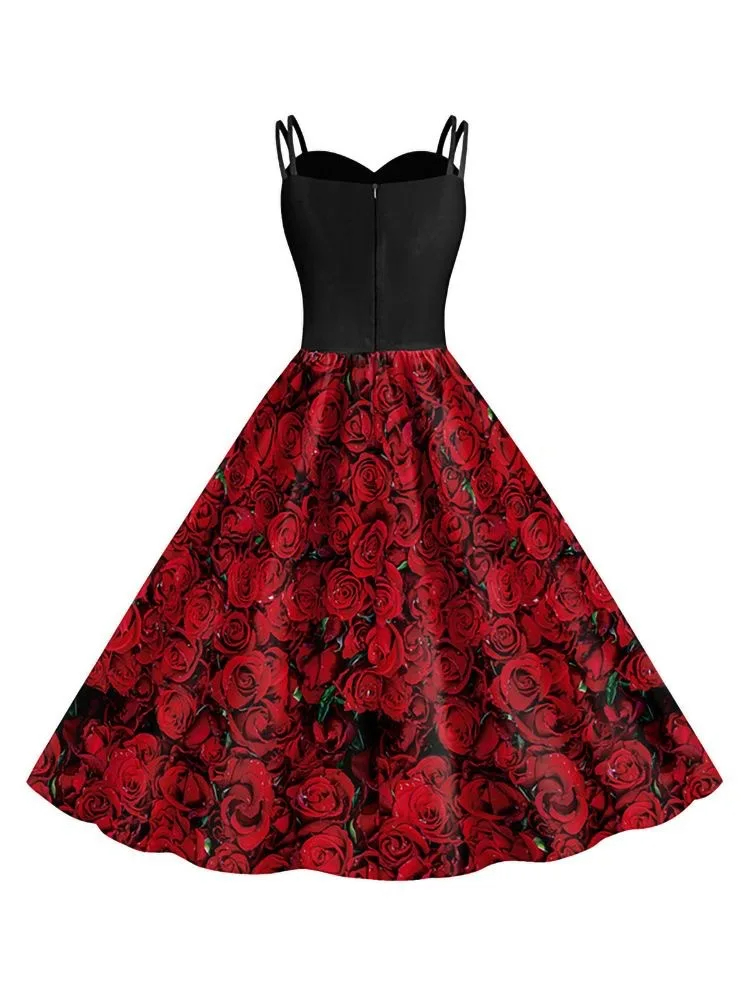 Teen Girls Cosplay Costume Dre - Romper Floral Print recension och pris